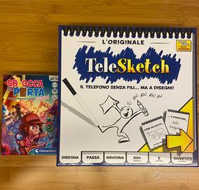 Lotto giochi: TeleSketch NUOVO + Sblocca la Porta