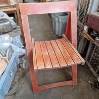 sedia in legno vintage 