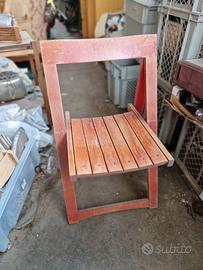 sedia in legno vintage 