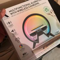 Caricatore wireless sveglia led luminoso