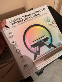 Caricatore wireless sveglia led luminoso