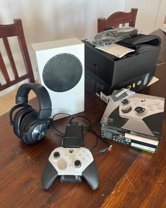 Xbox series s 512gb,elite pad series2,cuffie Gprox