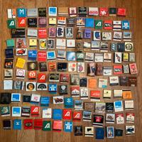 Lotto di 140 fiammiferi da collezione anni '60-'70