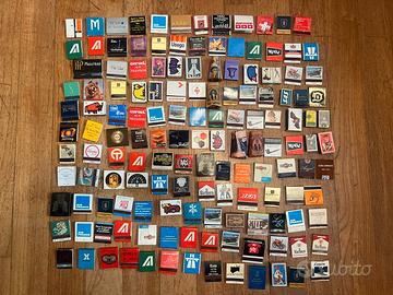 Lotto di 140 fiammiferi da collezione anni '60-'70