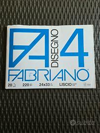 Blocco fogli F4 Fabriano