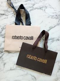 Coppia buste di carta / shopper Roberto Cavalli