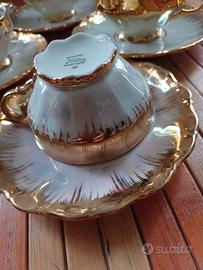 n. 10 tazzine con zuccheriera