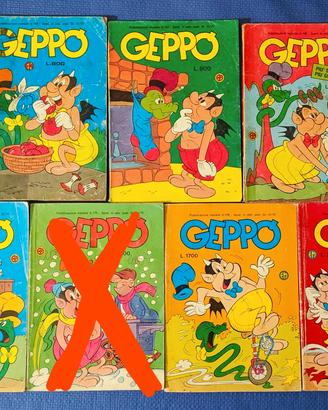 Lotto di 6 fumetti di Geppo