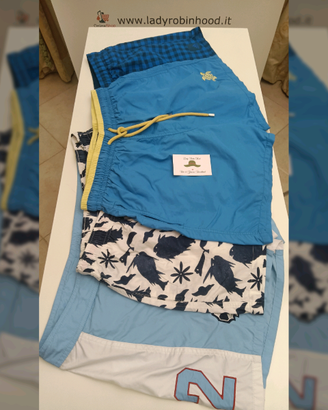 COSTUMI/SHORTS/BERMUDA/BOXER UOMO 4 pz firmati