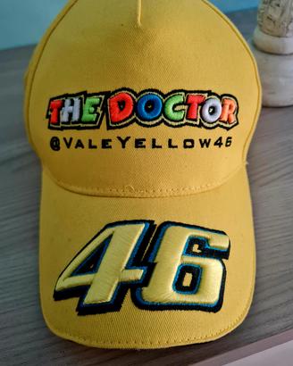 Berretto da baseball giallo di Valentino Rossi 