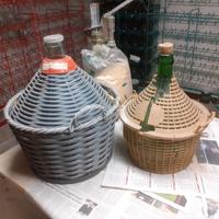 Damigiane da vino in vetro