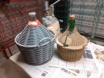 Damigiane da vino in vetro