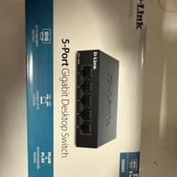 Switch D-Link 5 porte Gigabit DGS-105GL nuovo