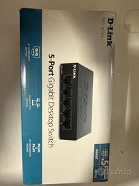 Switch D-Link 5 porte Gigabit DGS-105GL nuovo