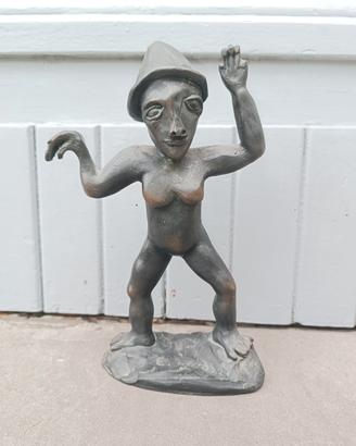Scultura in fusione d'epoca originale 