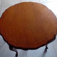 Tavolino da salotto in noce Anni 60