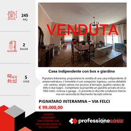 Casa indipendente con giardino