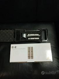 Behringer C2 studio microfoni a condensatore - x2