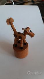 Giocattolo in legno vintage anni '50 Wiggle