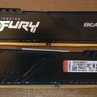 Kingston Fury best DDR4 3200MHz 16GB (2X8)