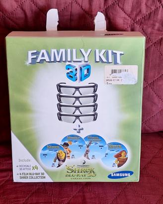 Samsung Family Kit 3D Occhiali + Shrek Blu-ray