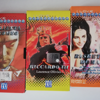 VHS videocassette Welles Kurosawa Kubrick Visconti