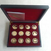 Cofanetto monete/medaglie oroscopo cinese