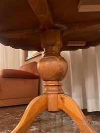 Tavolo tondo in legno