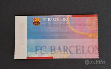 Biglietto Coppa Coppe Barcellona Fiorentina 1997