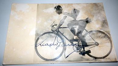 LEARCO GUERRA ...LA LOCOMOTIVA UMANA IN CARTOLINA