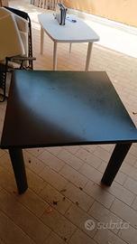 tavolo nero 100x100 e 4 sedie 