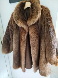 Pelliccia in vero castoro selvaggio 