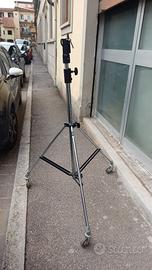 stativo manfrotto con ruote