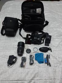 nikon D5100 con accessori 