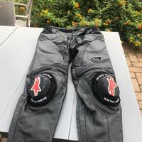 Tuta solo pantaloni pelle moto