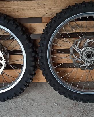 kit ruote ktm, cerchi 21, 19