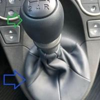 Pomello e cuffia fiat panda 169 dal 2003 grigio