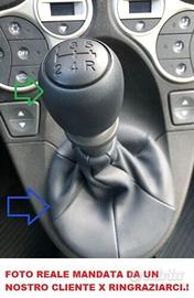 Pomello e cuffia fiat panda 169 dal 2003 grigio