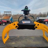 pinza per legna 1 mt completa di rotore