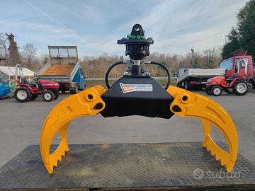 pinza per legna 1 mt completa di rotore