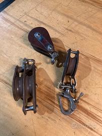 Bozzelli barca vela vintage in legno