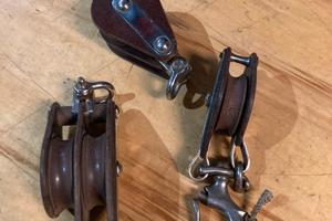 Bozzelli barca vela vintage in legno