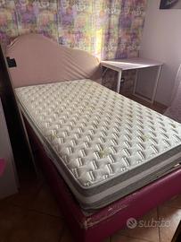 Letto 1 piazza e mezza + materasso e scrivania