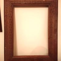 Vecchia cornice in legno