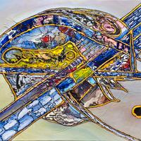 Dipinto acrilico su tela 