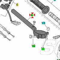 Semimanubrio Dx Aprilia RSV4 R 1000 AP8118649