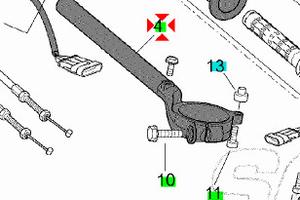 Semimanubrio Dx Aprilia RSV4 R 1000 AP8118649