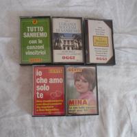 SERIE DI 5 MUSICASSETTE PERFETTE
