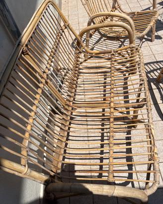 Divano in rattan