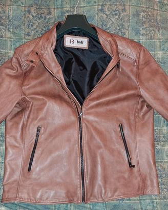 Giacca in vera pelle marca Bali -Made in Italy T54